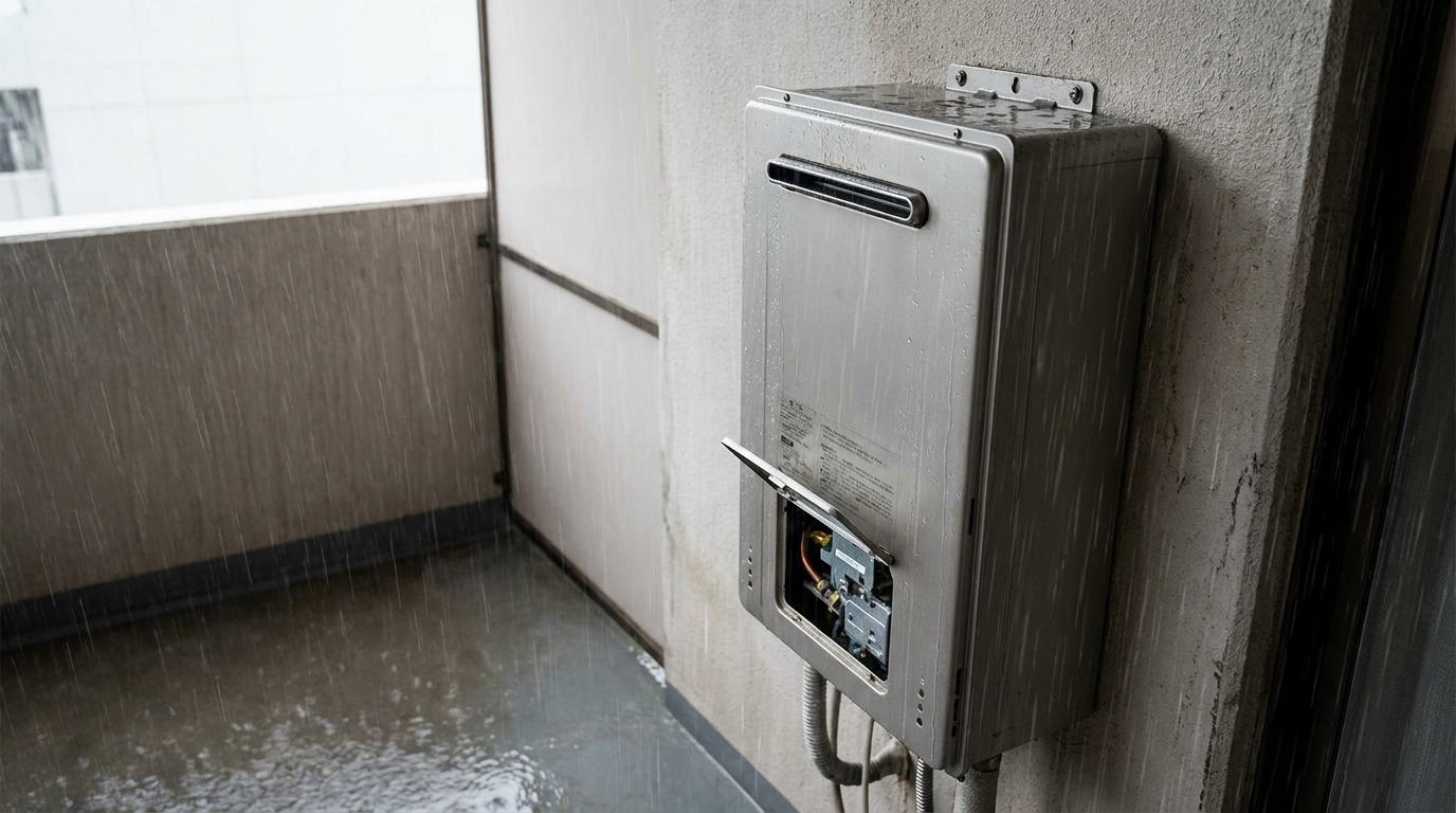 なぜ雨で給湯器が点火しなくなるのか