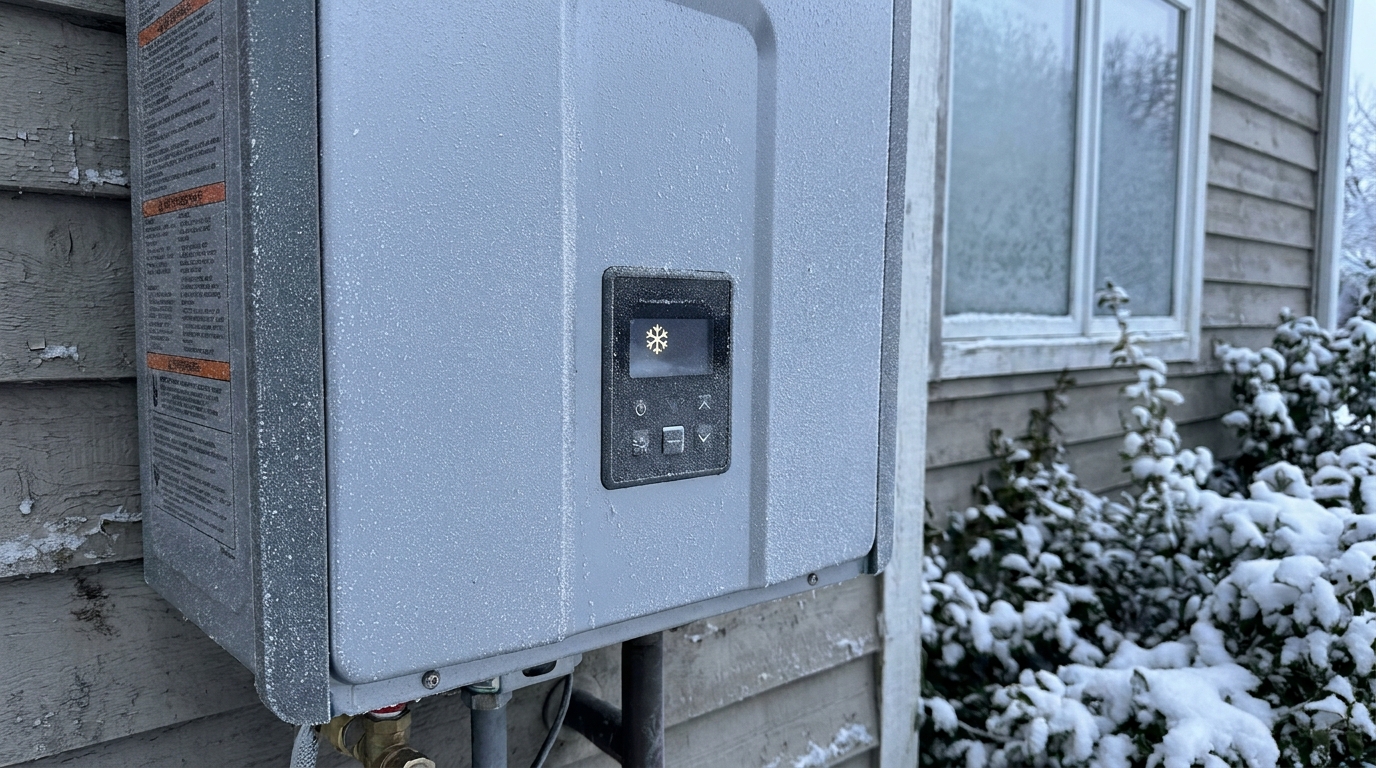 雪だるまマークは凍結予防機能が作動している証拠です