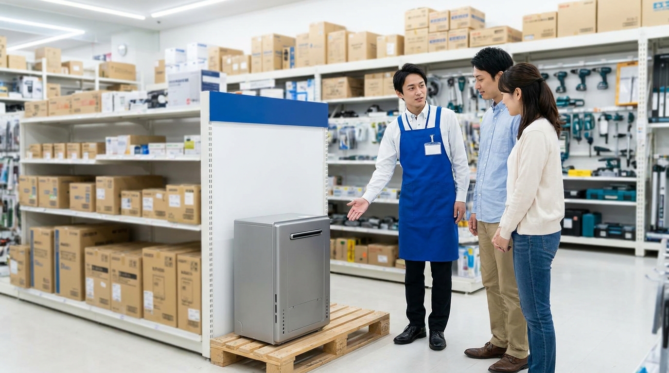 ジョイフル本田の給湯器交換は相場内で安心できるサービスです