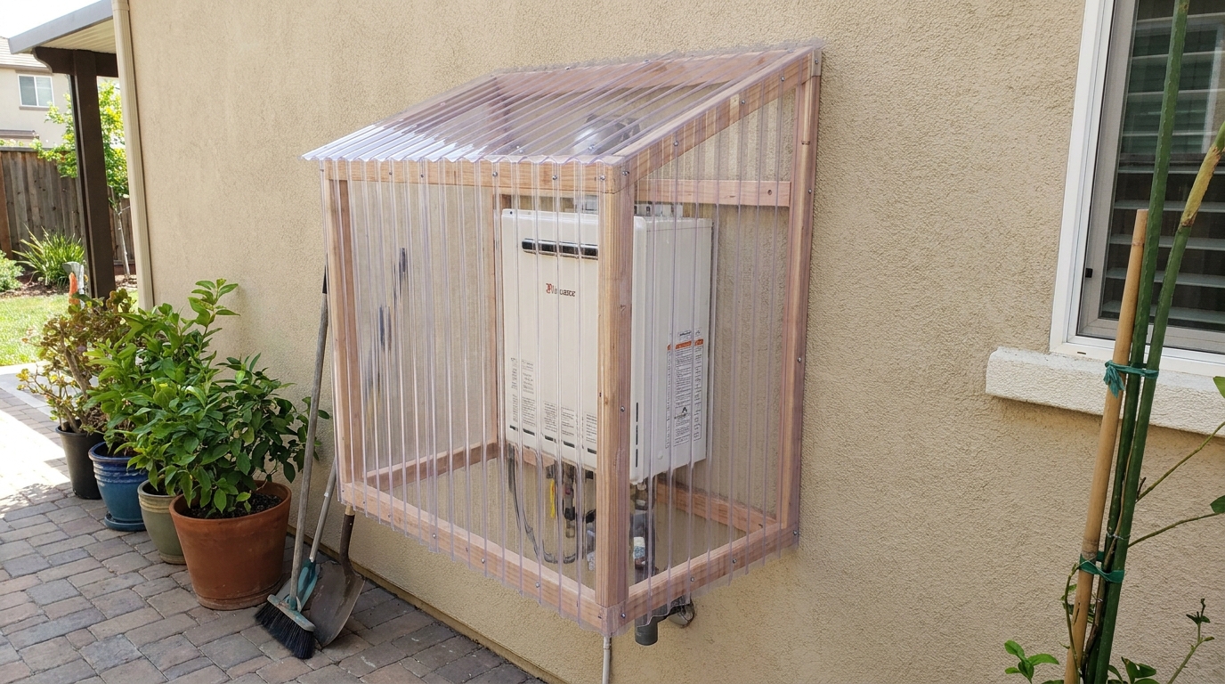 実際の雨よけDIYの具体例をご紹介します