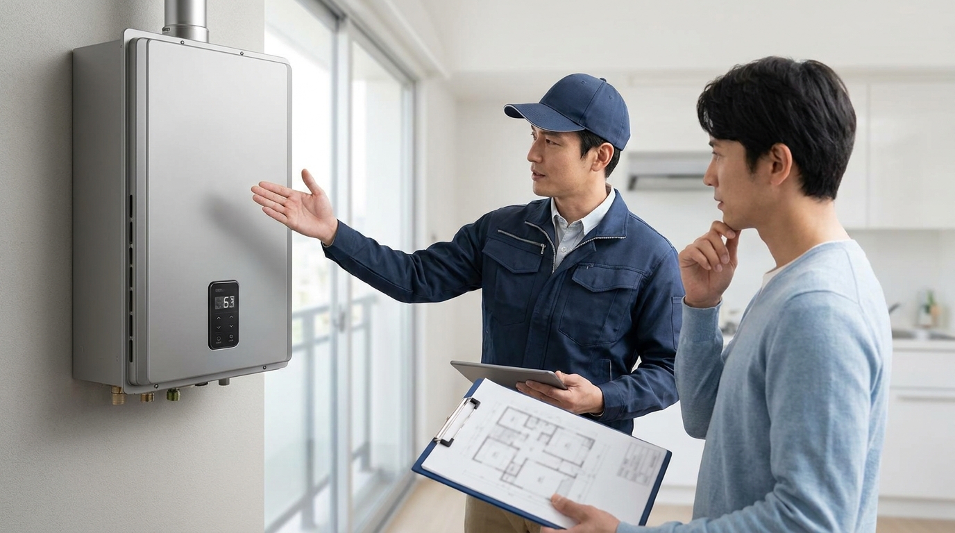 東京ガスの給湯器交換、実際どのくらいかかるの？