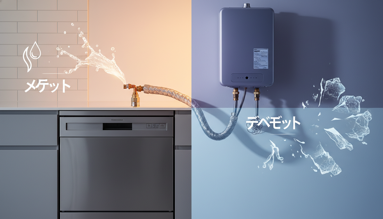 給湯器接続のメリットとデメリット