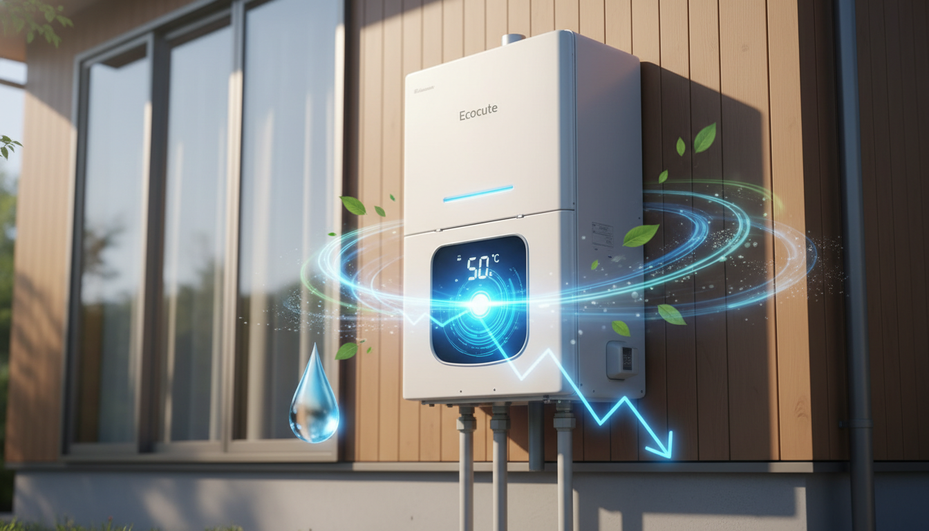 エコキュートの給湯温度は50度が電気代節約に最適