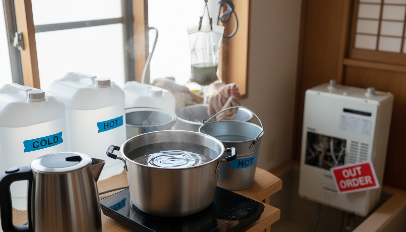 給湯器が壊れた時の代用方法はたくさんある