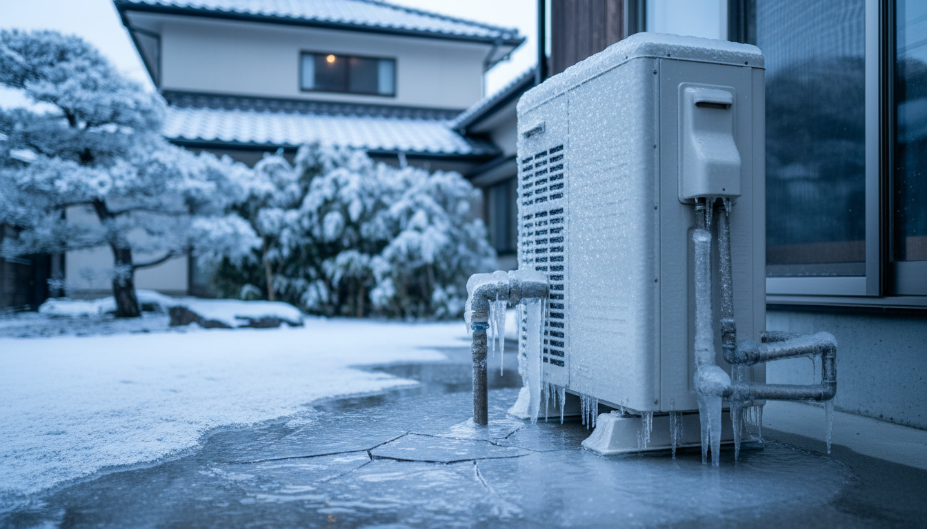 給湯器凍結は火災保険で補償されます