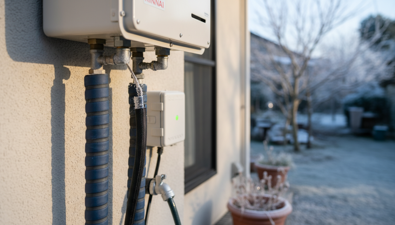 リンナイの凍結防止ヒーターは自動で守ってくれる機能
