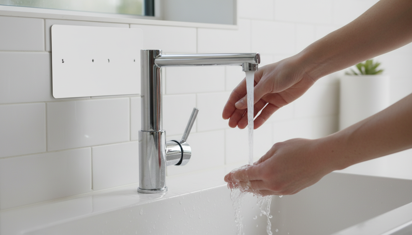 給湯器リモコンがない賃貸は、蛇口で温度調整するしかない