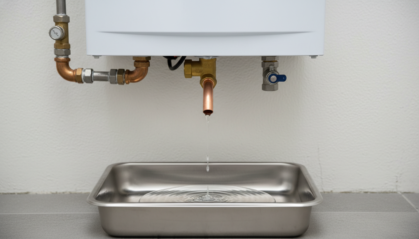 逃し弁から水が出るのは故障？正常？見分け方を知ろう
