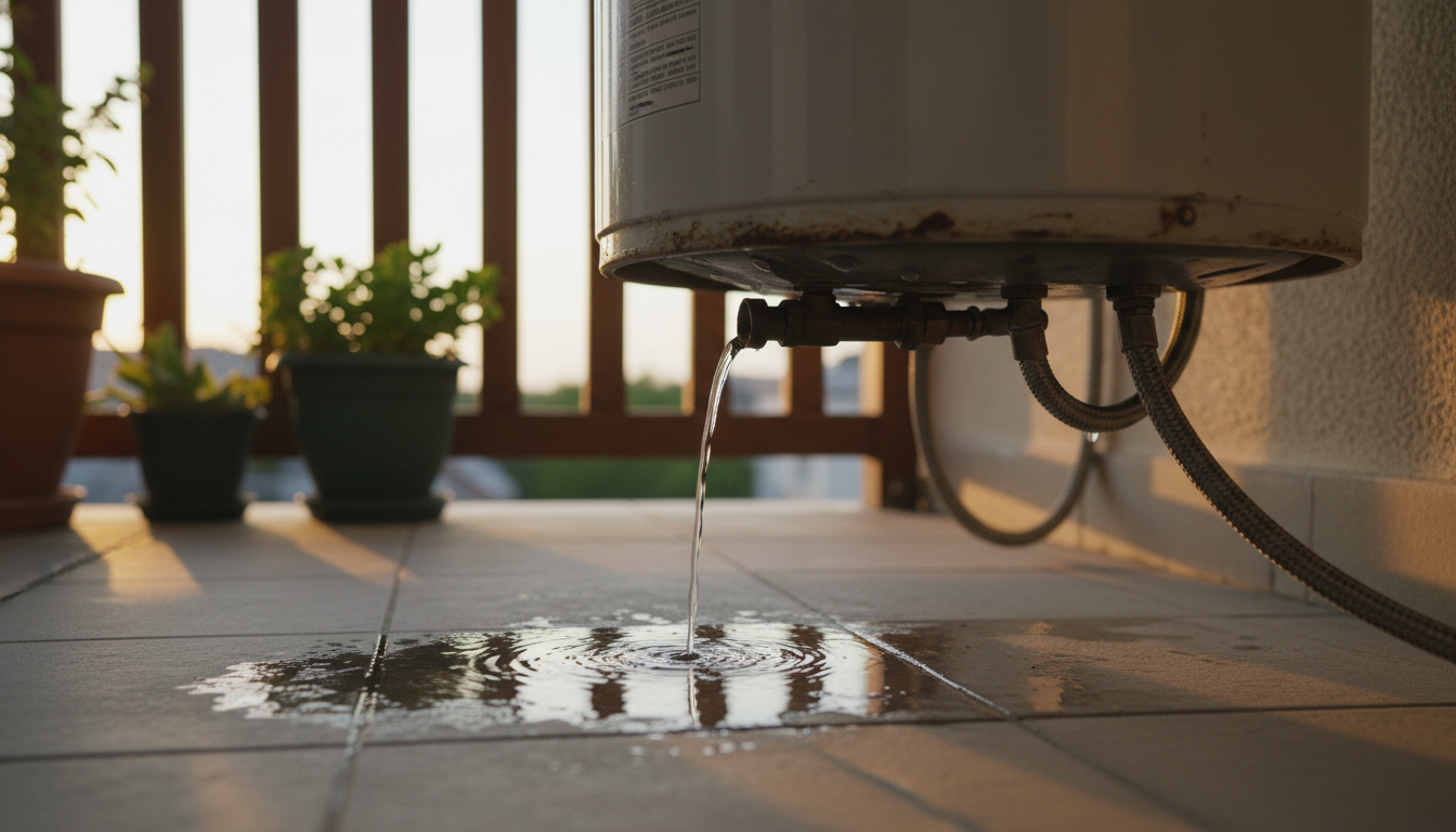 ベランダ給湯器の水漏れ、まず知っておきたい結論