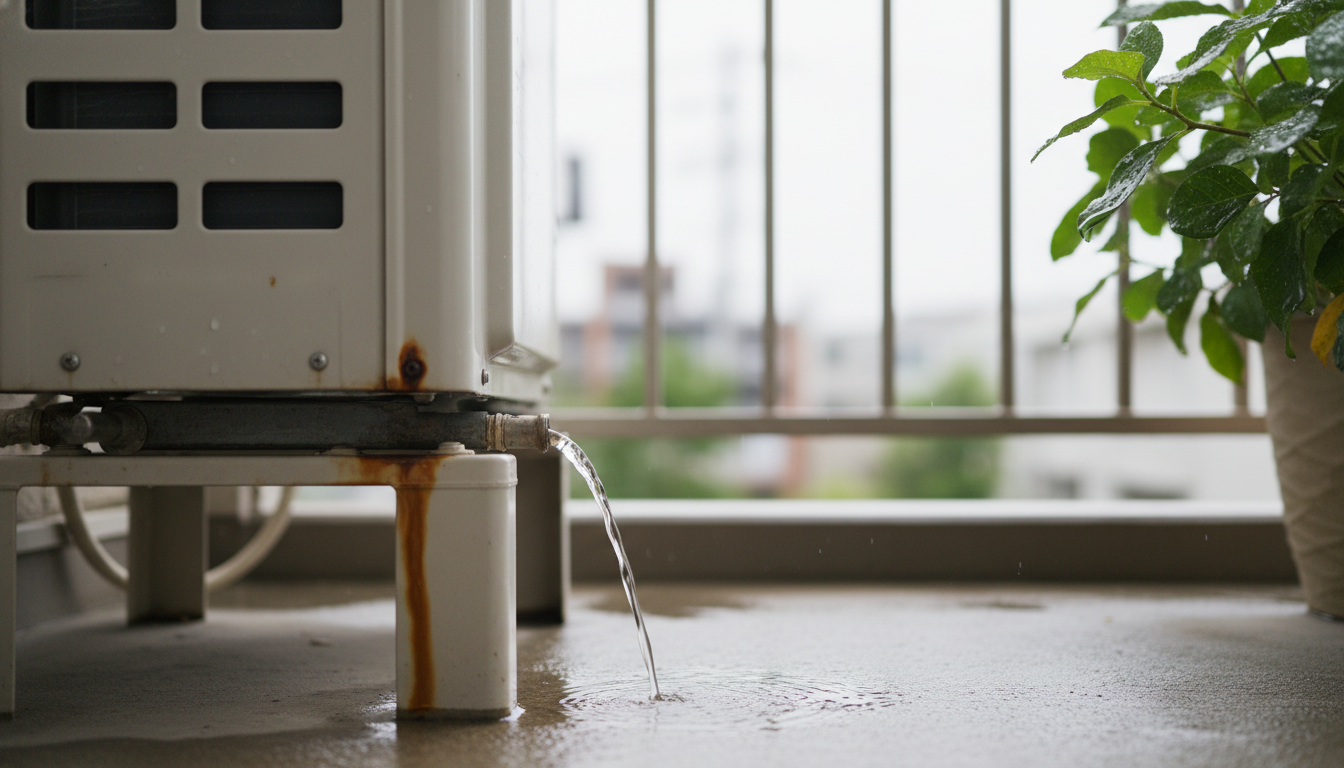 なぜベランダの給湯器から水漏れするの?主な原因を知ろう