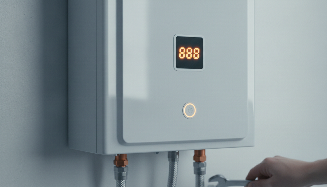 給湯器の電源点滅888は故障ではなく点検のお知らせ