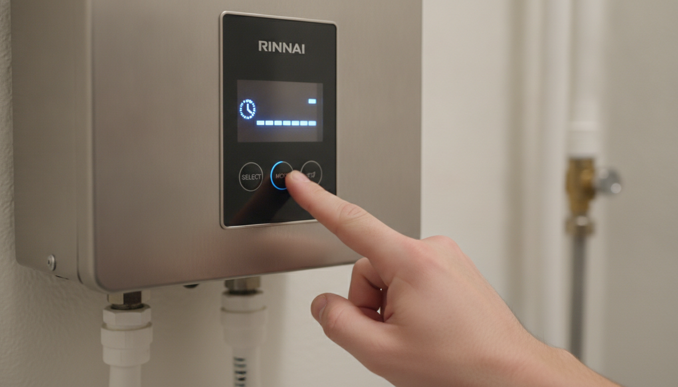 リンナイ給湯器の時間点滅、まずは種類を見分けましょう