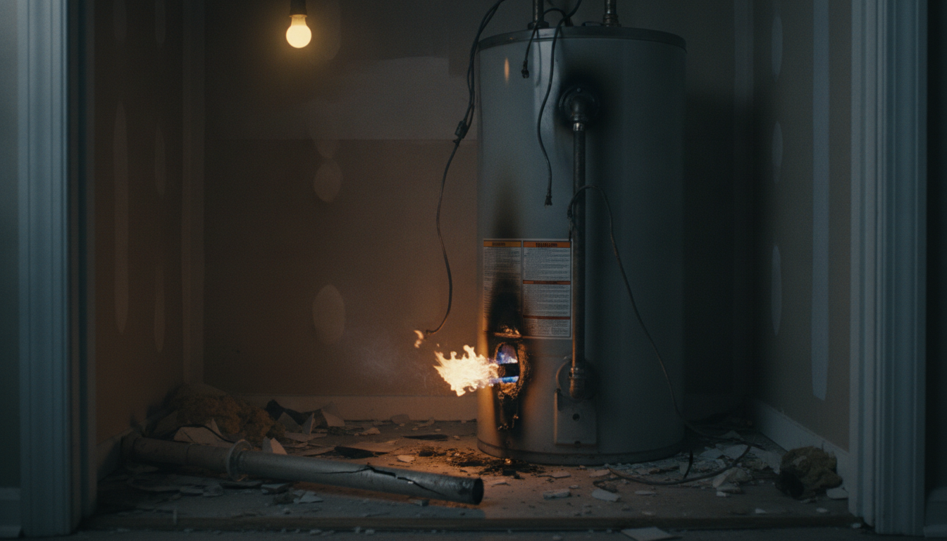 給湯器のガス漏れで爆発することはあるの?