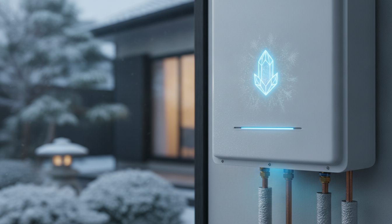 給湯器の結晶マークは故障ではなく凍結防止のサイン