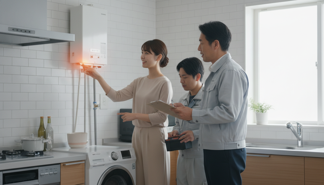 賃貸の給湯器点検は基本的に大家さんの負担です