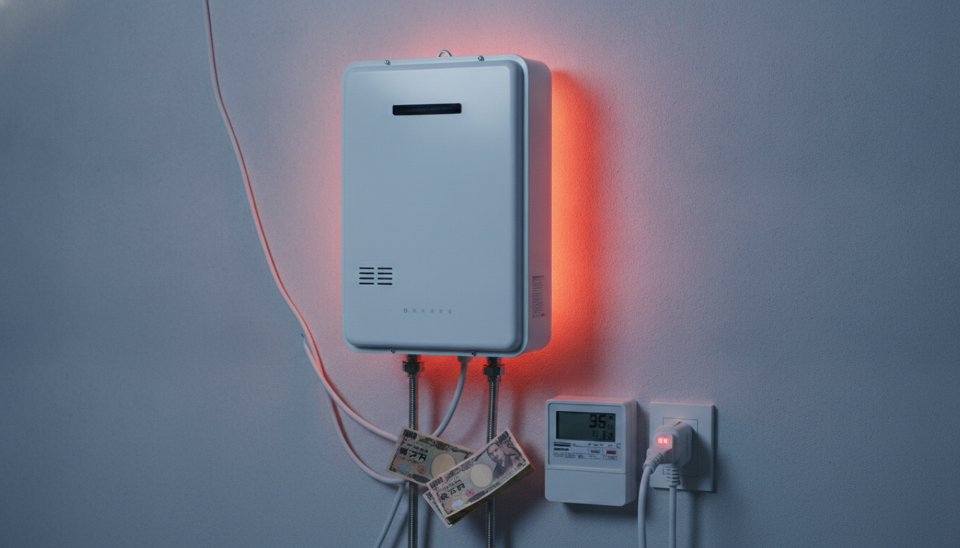 なぜ給湯器の電源入れっぱなしで電気代がかかるのか
