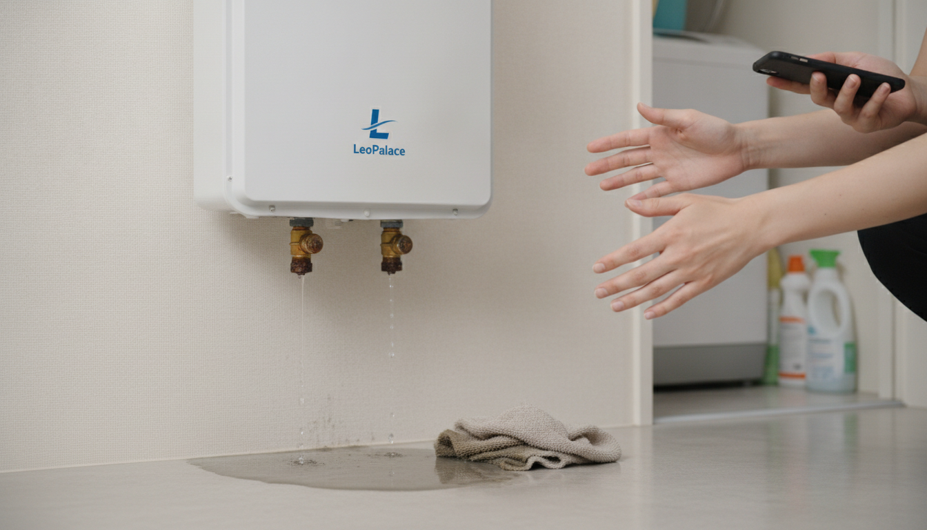 なぜ給湯器から水が漏れるの?主な原因を知っておこう