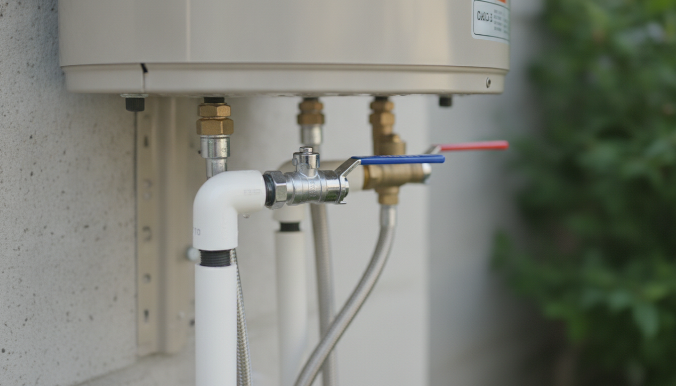 給湯器の給水栓の閉め方・開け方