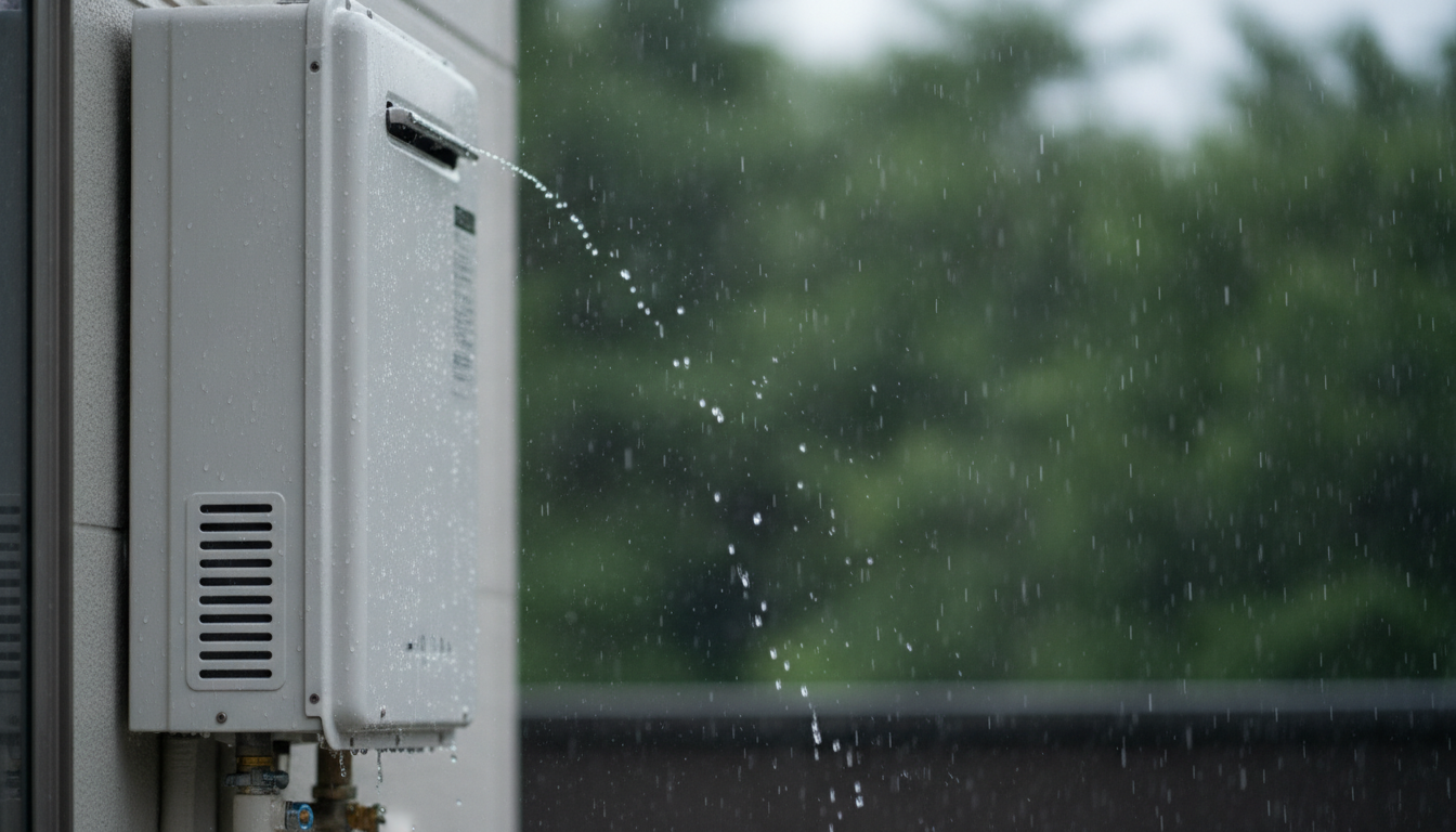 なぜ給湯器に雨よけが不要なのか