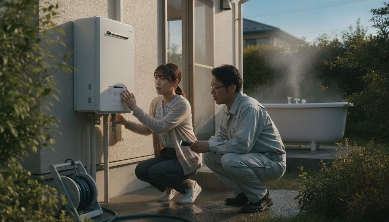 給湯器を空焚きしてしまった時、まず何をすべき？