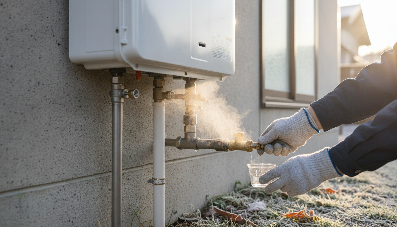 給湯器の空気抜きは定期的なメンテナンスとして必要です
