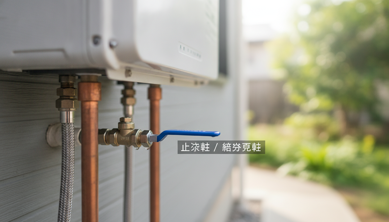 給湯器の水元栓とは？結論から言うと