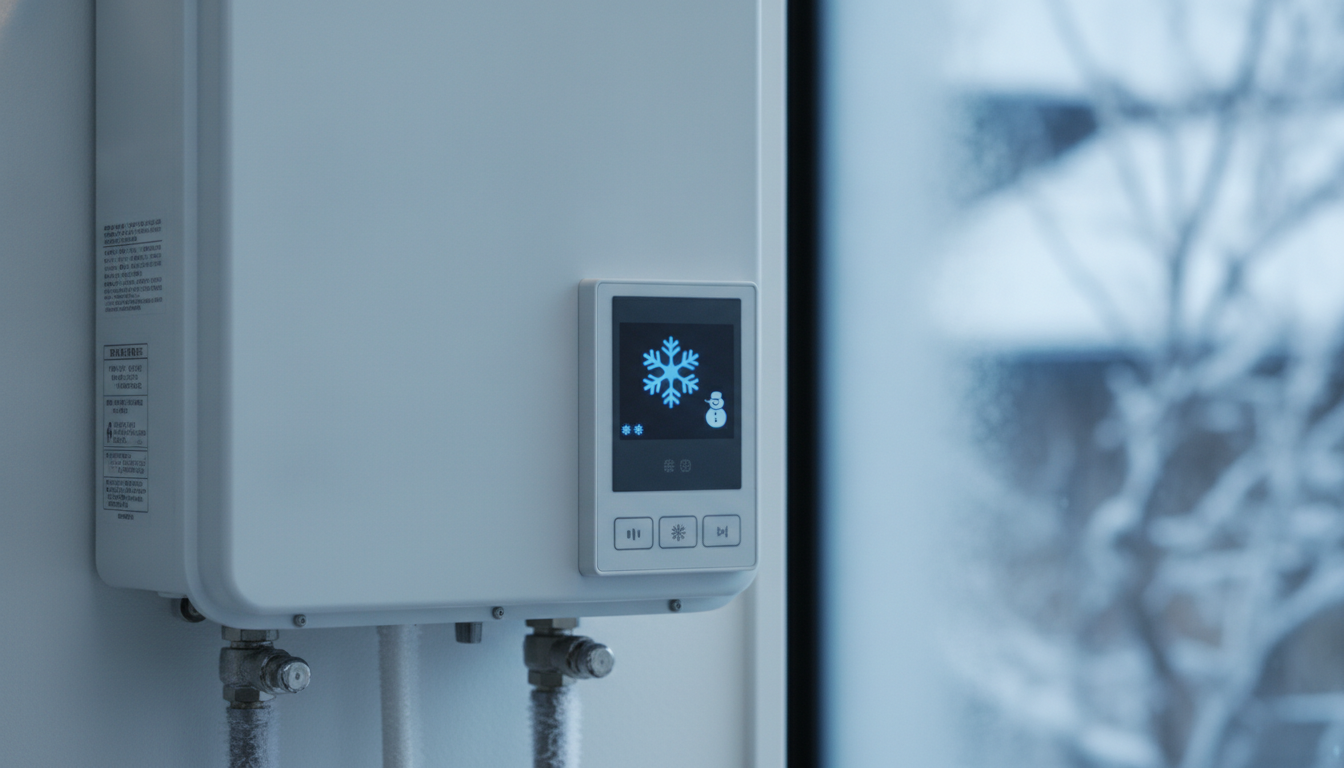 給湯器の雪の結晶マークは凍結防止運転のサイン