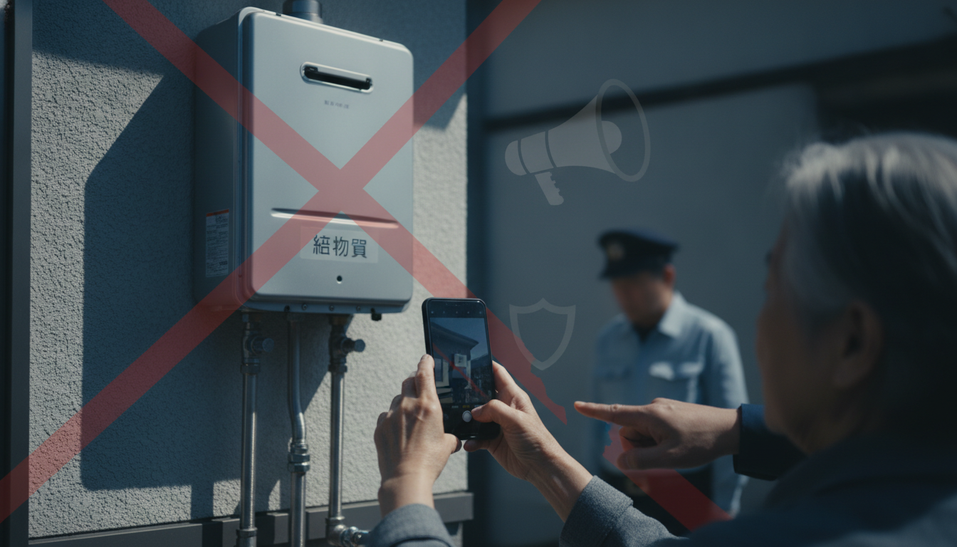 なぜ給湯器点検詐欺には警察への相談が必要なのか