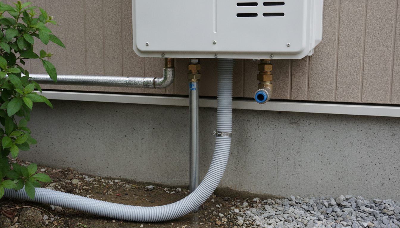 給湯器の排水ホースの種類と排水先を知ろう