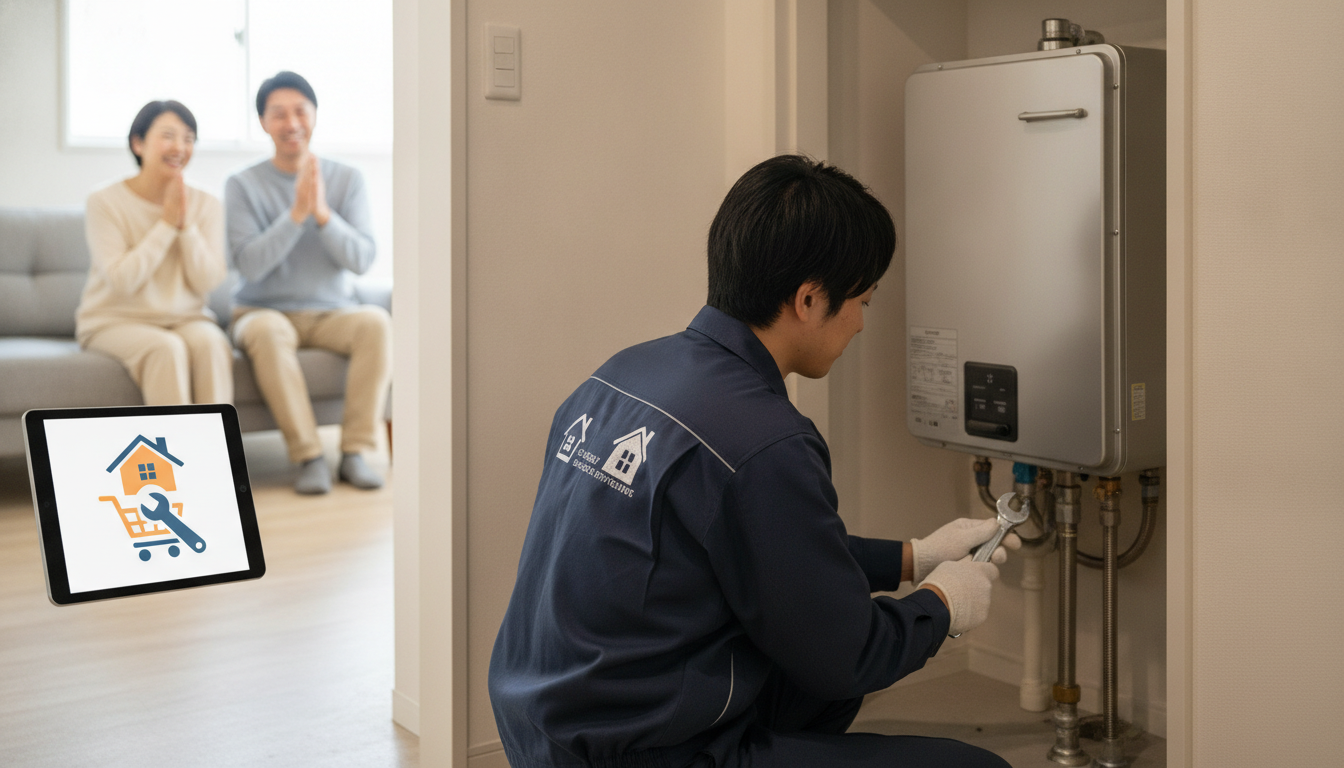 くらしのマーケットで給湯器を頼むのは「アリ」です