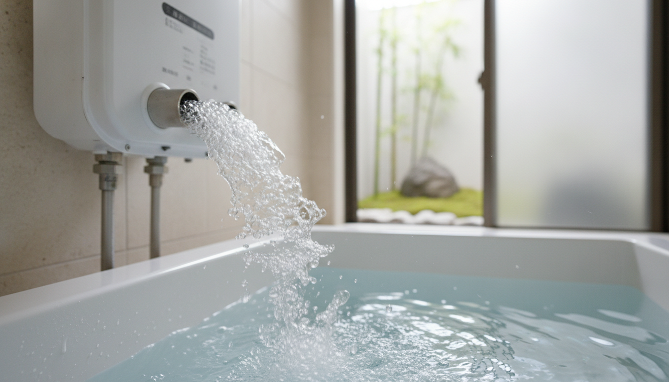 なぜ給湯器から泡が出るの?パターン別に理由を解説
