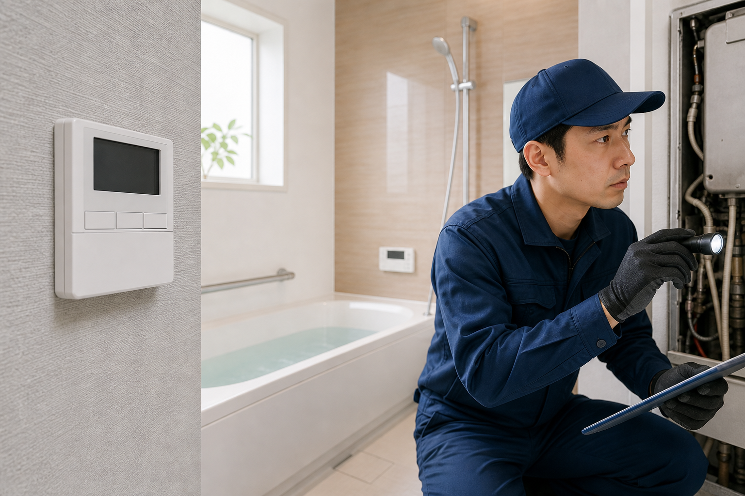 エラー412は「自動お湯はりの水量センサー異常」のサインです