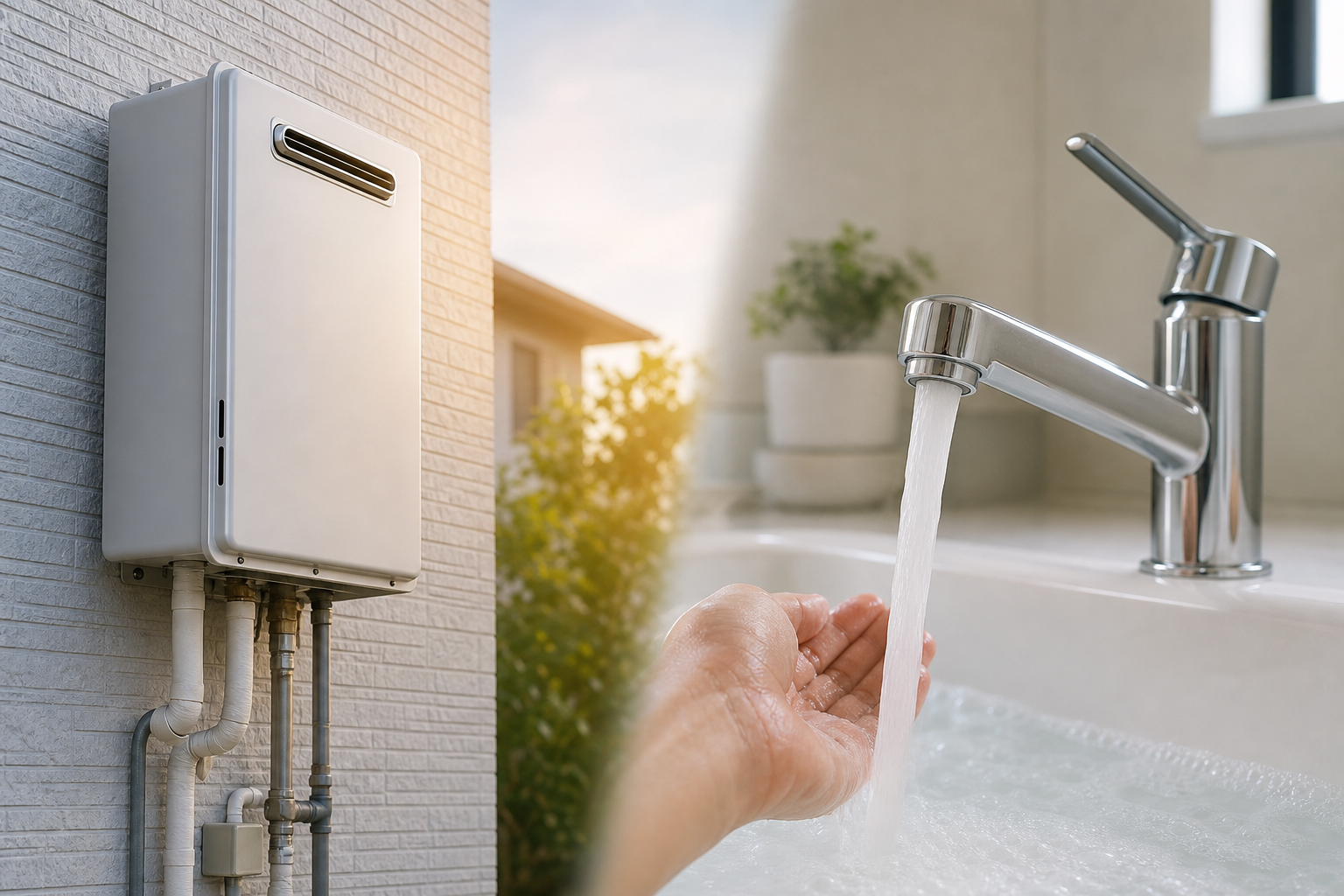 結論:混合栓なら50〜60℃、実使用は40℃前後が目安