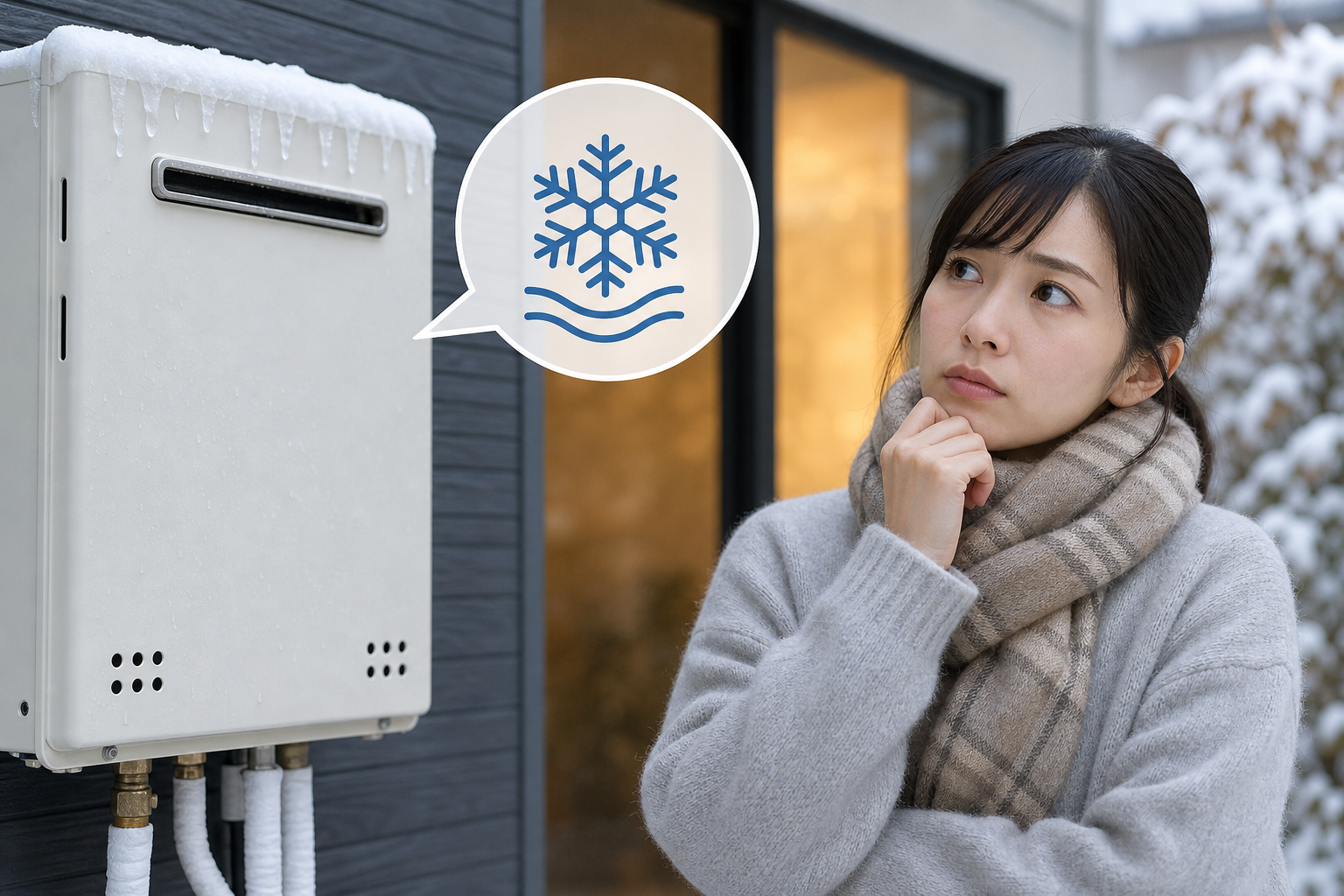 ノーリツ給湯器の凍結防止機能は、ちゃんと働いてくれています