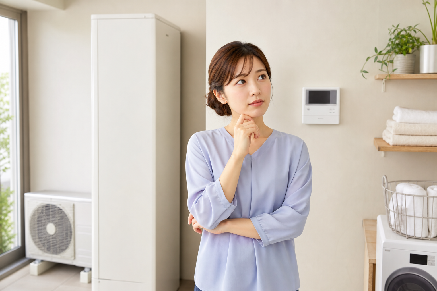 「沸き上げ中」は基本的に正常な表示です