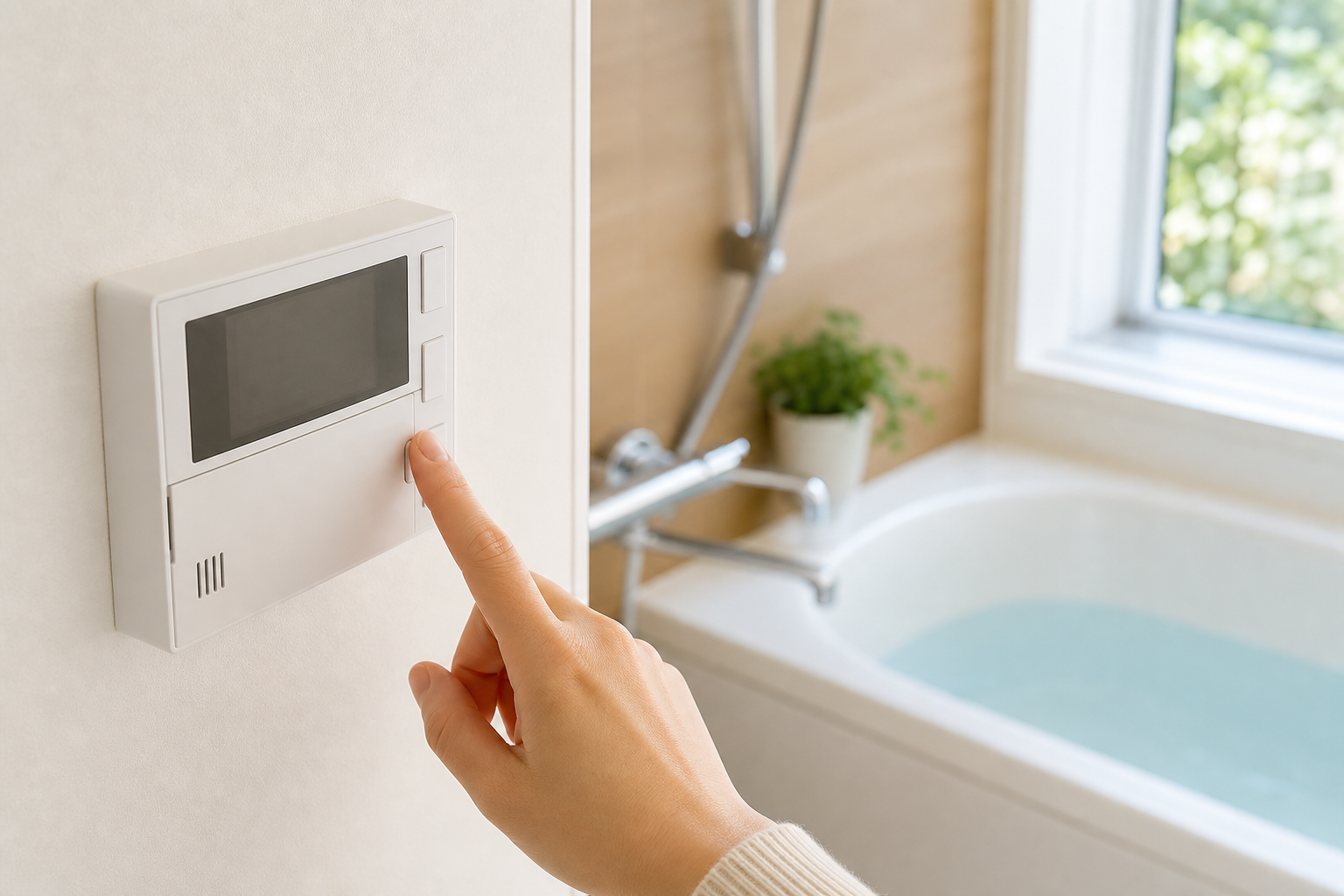 給湯器は「50〜60度に設定して、使う時に40度に調整」が基本