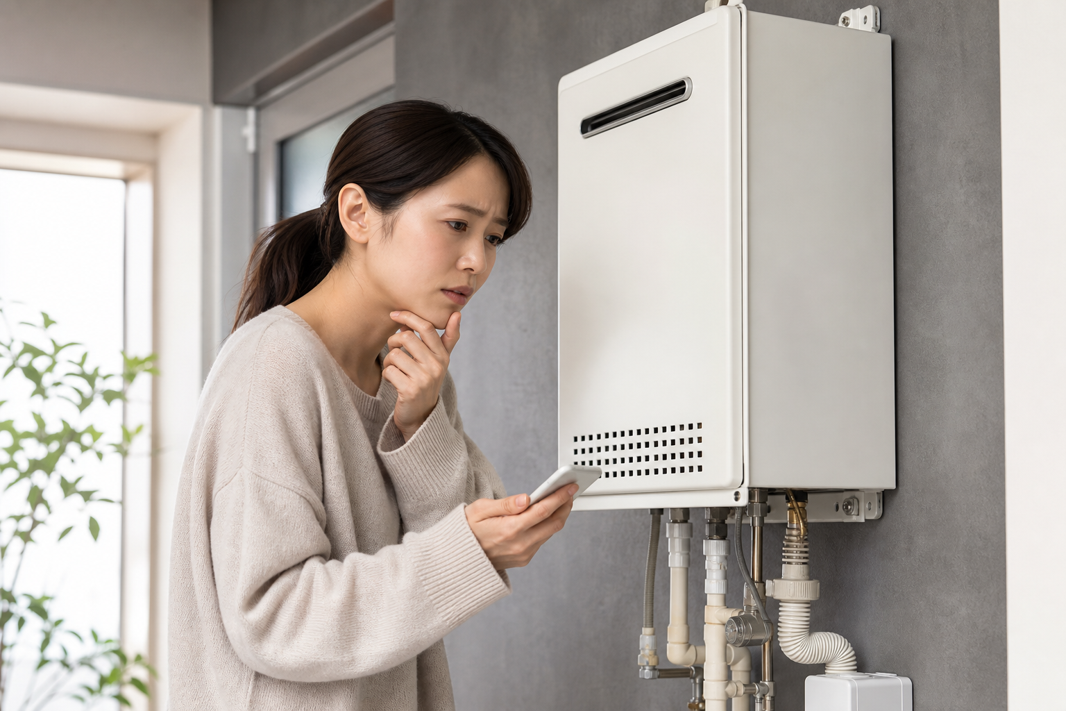 給湯器がつかない主な原因と、自分でできる対処法