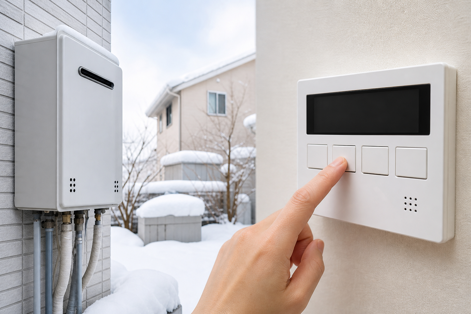 寒冷地では電源を切ることで凍結リスクが高まる