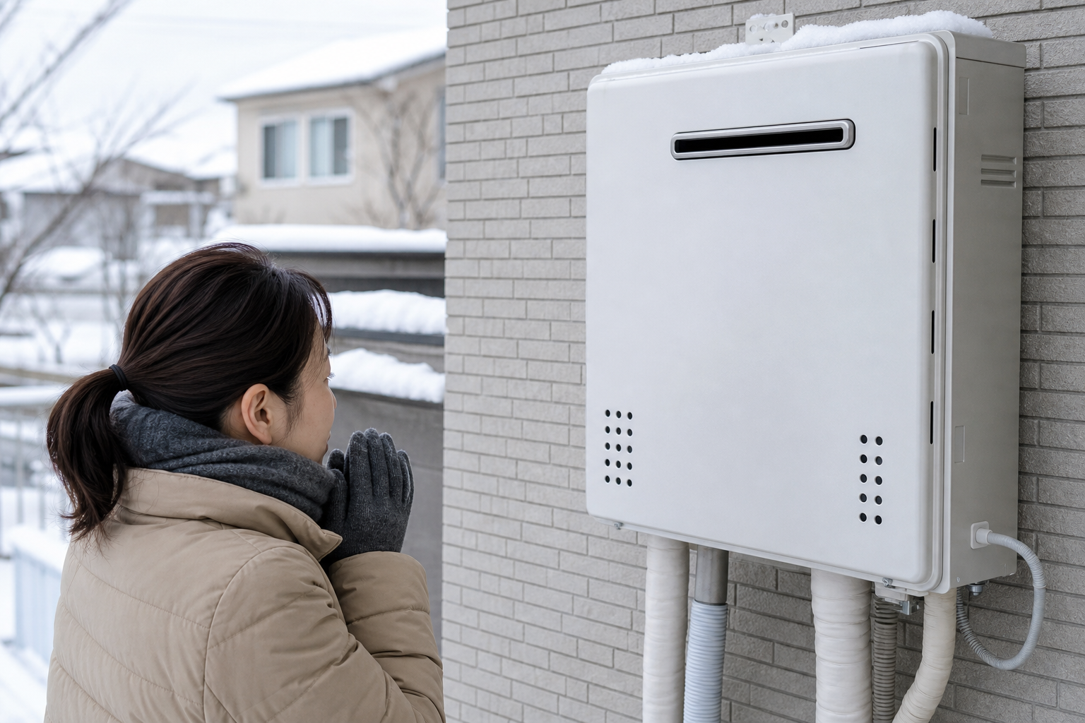 自分でできる！ノーリツ給湯器の凍結対策3つ