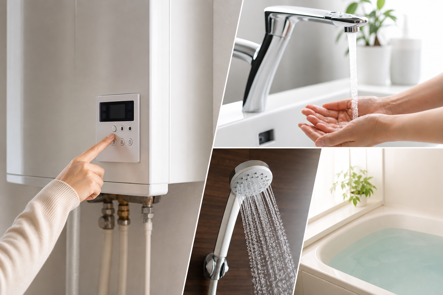 給湯器の設定温度、まずは「50℃前後」を基本に考えよう
