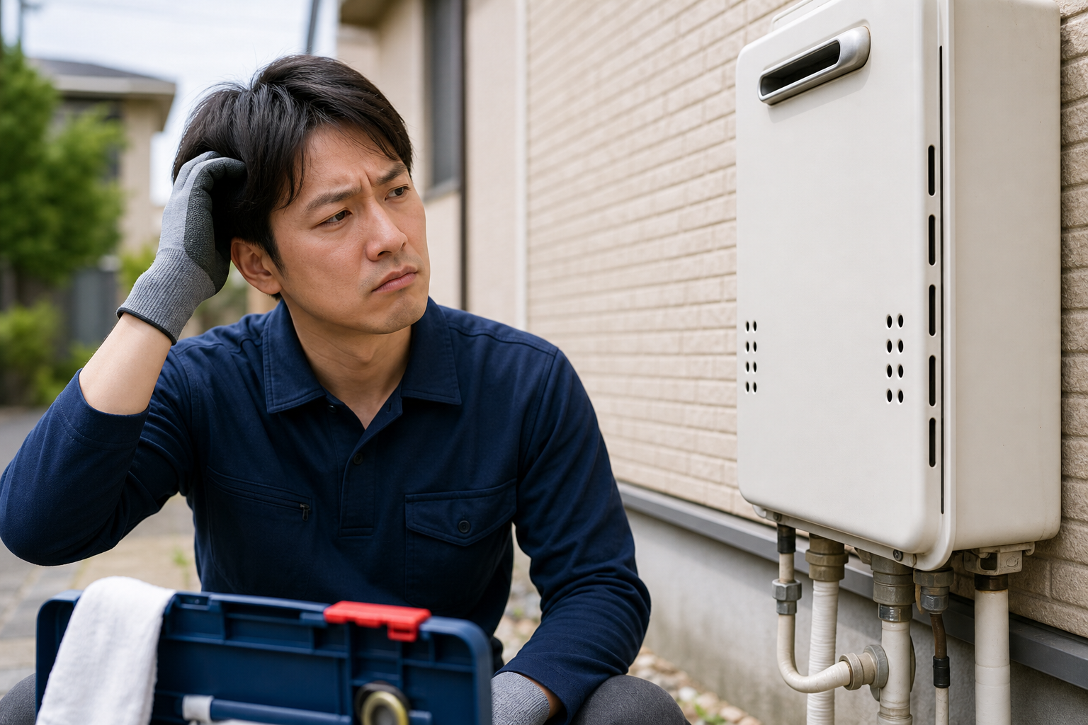 給湯器の完全DIY交換は、基本的にNGです