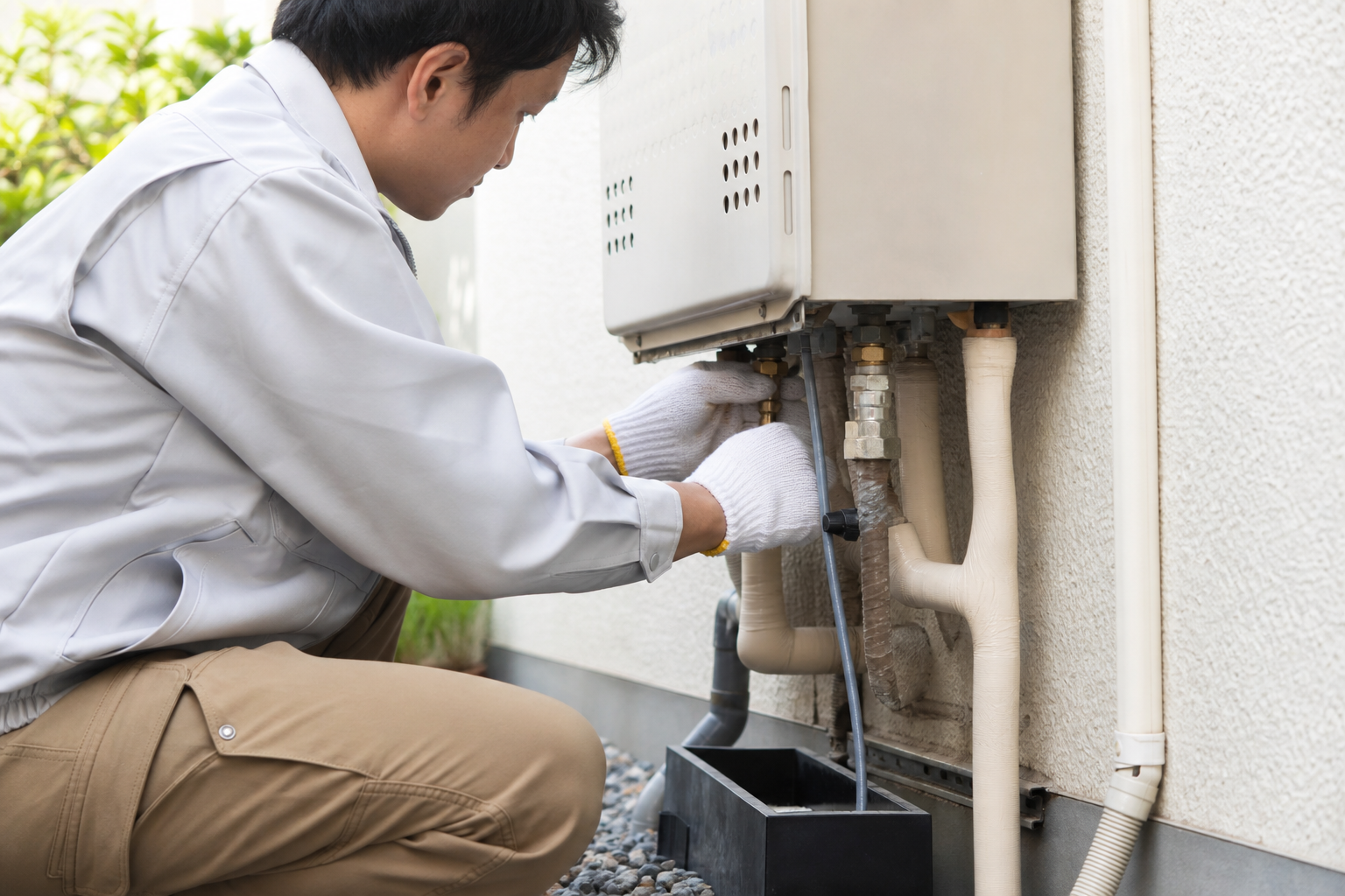 給湯器の水抜きの仕方、基本の流れはこれだけです