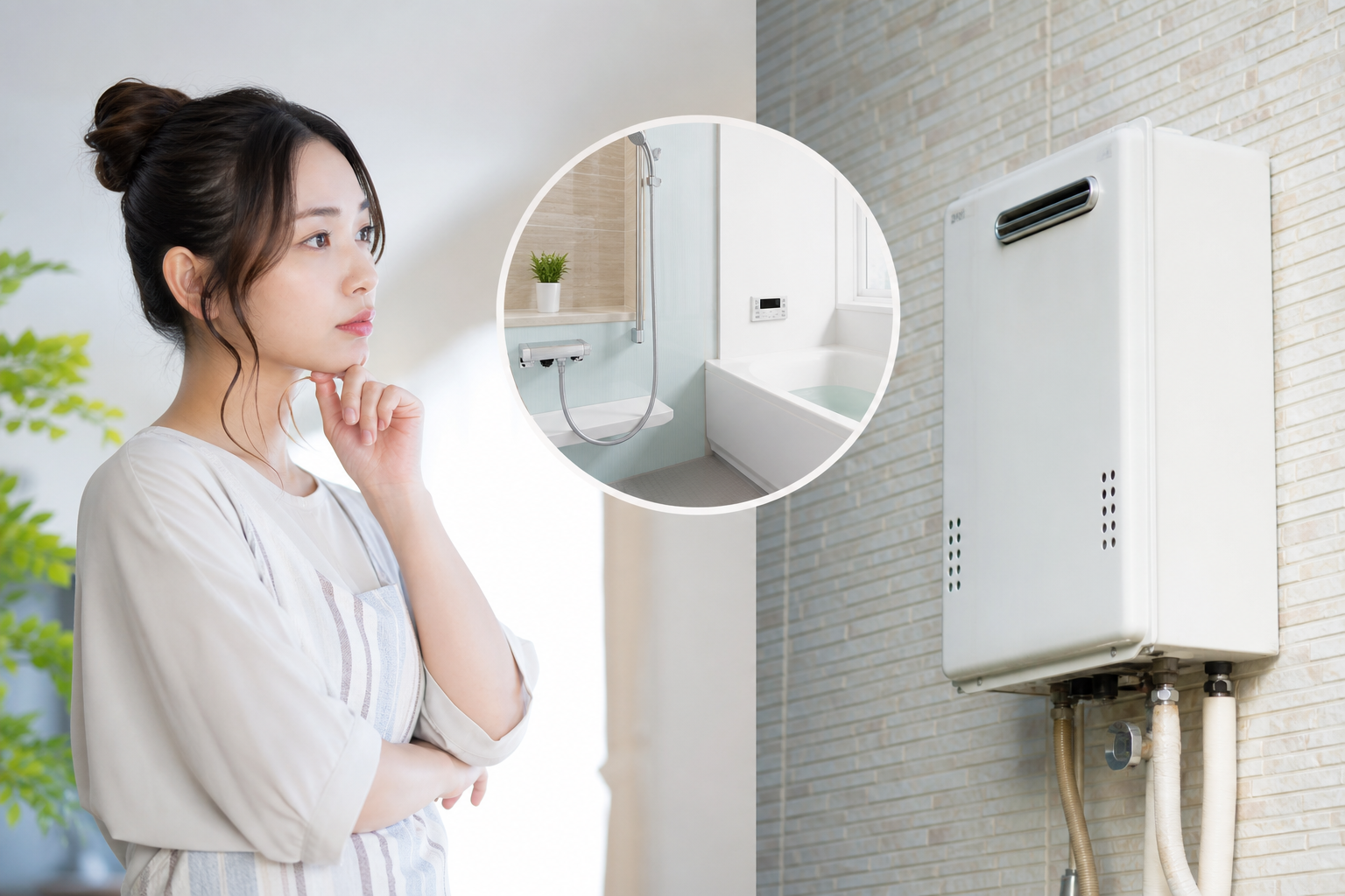 給湯器の電源をつけっぱなしにしても、ガス代は基本的に増えません