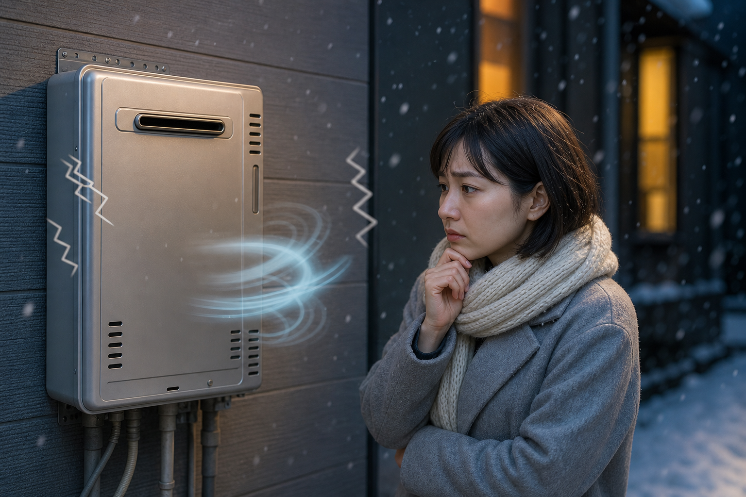 なぜ冬になると給湯器がうるさくなるの？