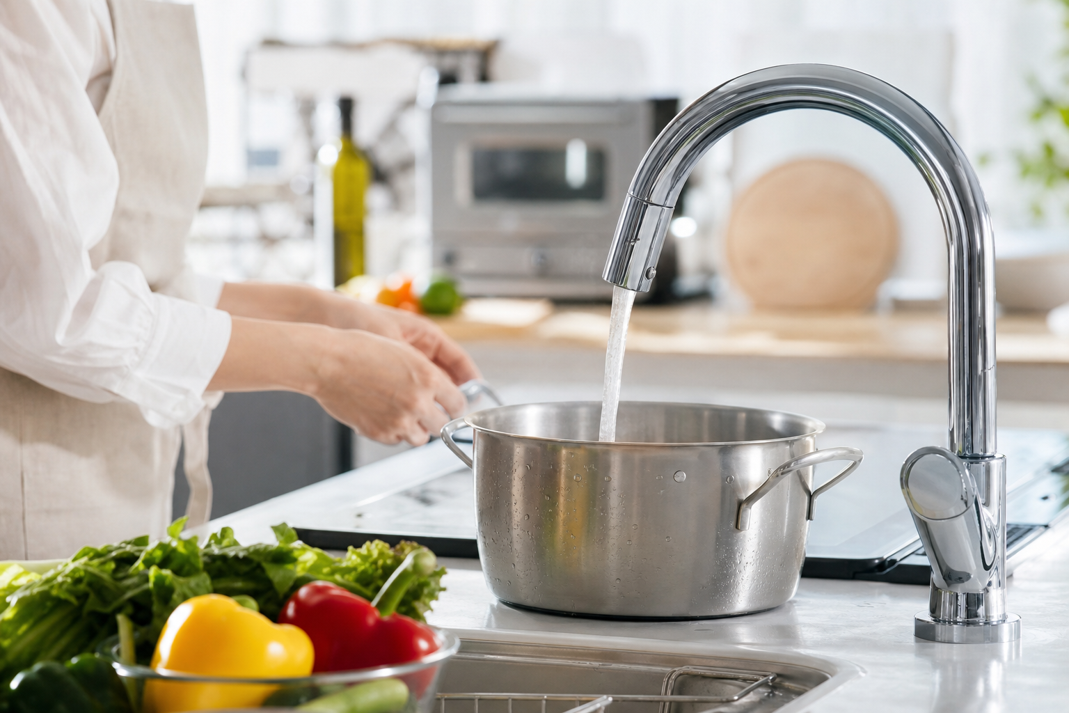 なぜ瞬間式ガス給湯器なら料理に使えるの？