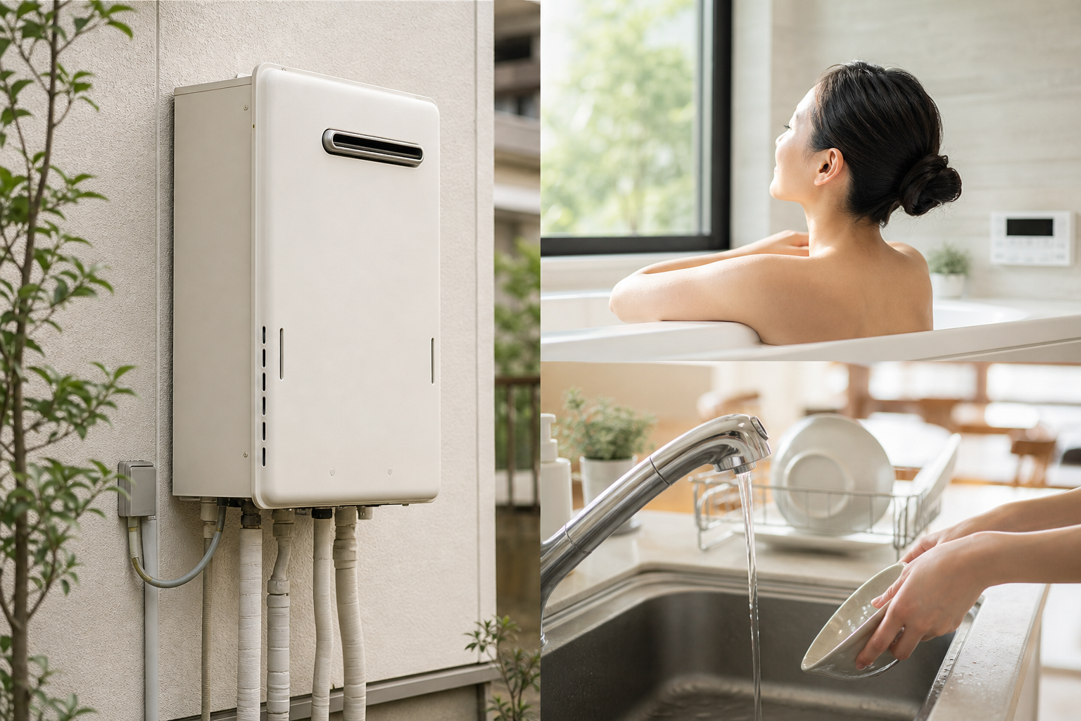 実際の使用例で見る給湯器の寿命
