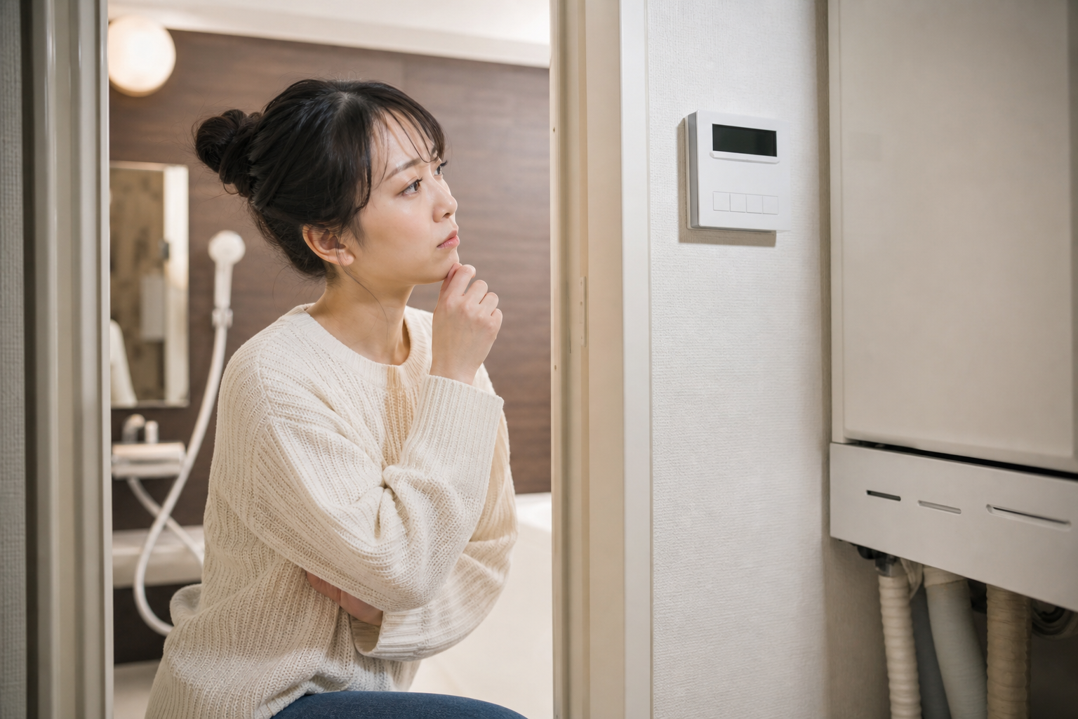 それでも改善しないときは、給湯器の劣化も考えられます