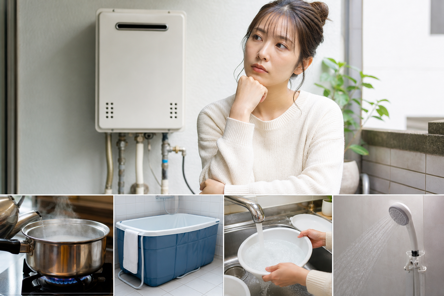 給湯器の代用として使える方法を具体的に紹介します