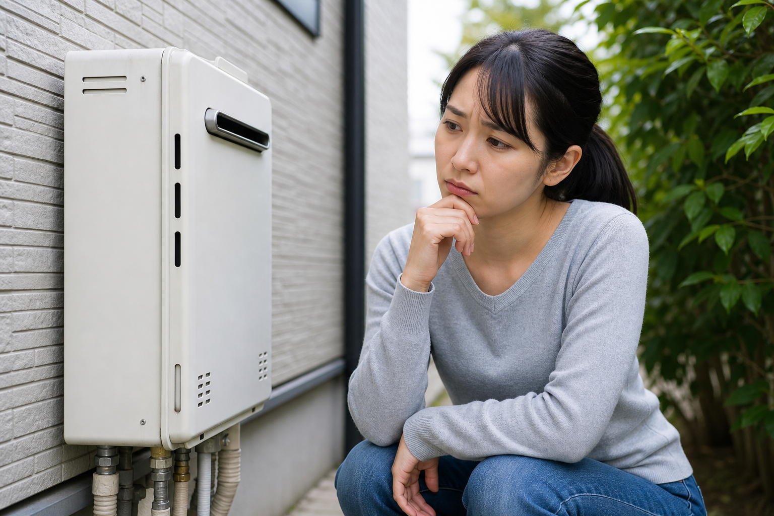 給湯器の点検をしないと、じつはじわじわとリスクが高まっています