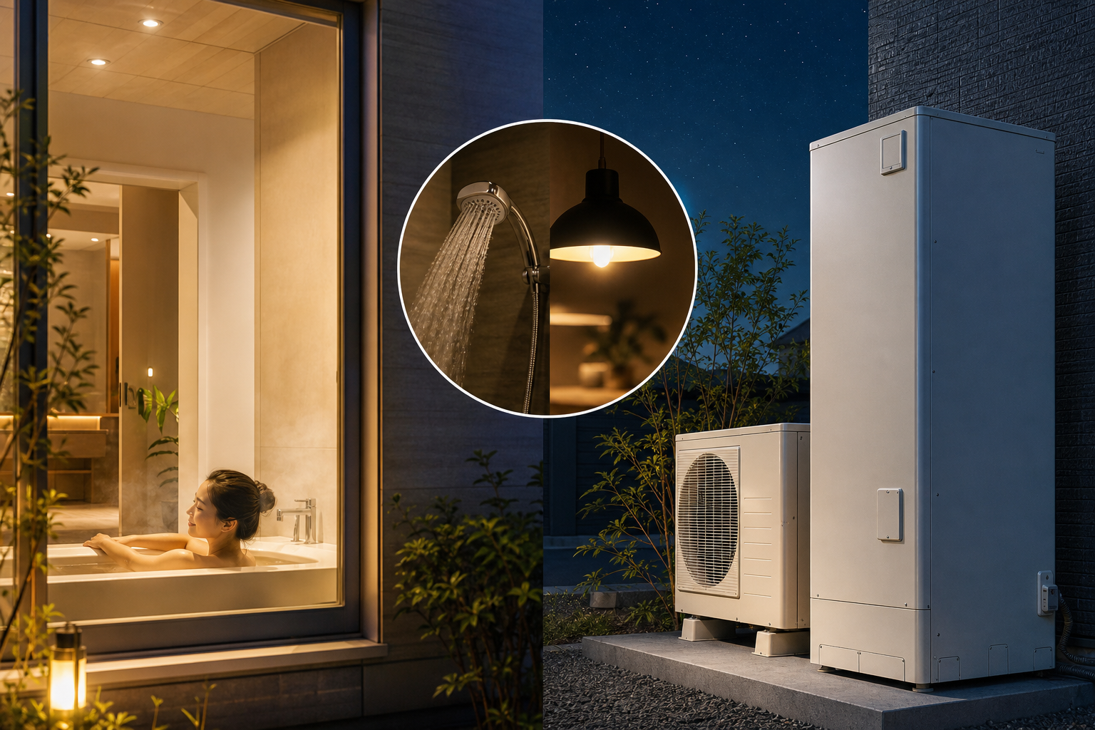 電気温水器とエコキュート、どう違うの？